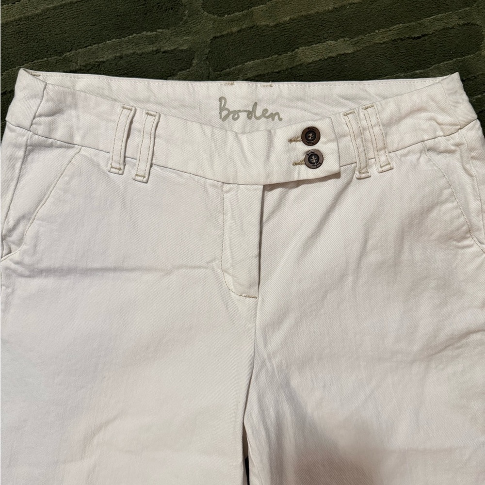 Boden stretchy White Jeans - Picture 2 of 4
